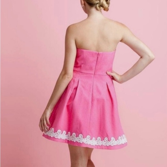 Lilly Pulitzer Pink and White Dress - Picture 2 of 6